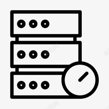 服务器数据库云服务器图标