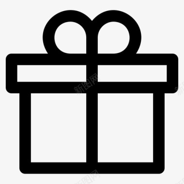 礼品礼品盒子生日图标