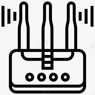 网络路由器热点互联网图标