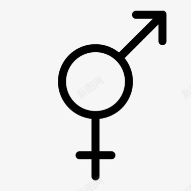 女性符号男女性别性别性别符号图标