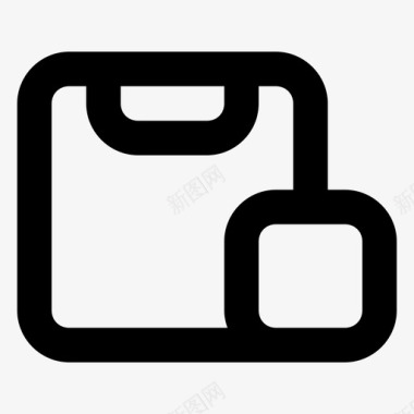 中秋节包装素材包装交付物流图标