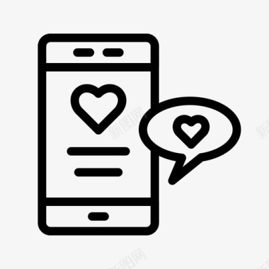 短信情侣爱情图标