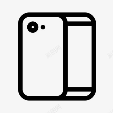 iphone8侧面手机iphone智能手机图标