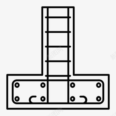 脚垫海报建筑符号基脚垫子图标