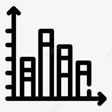 条形图数据图表图标