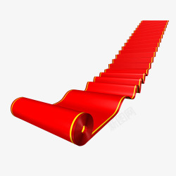 楼梯地毯红毯阶梯素材