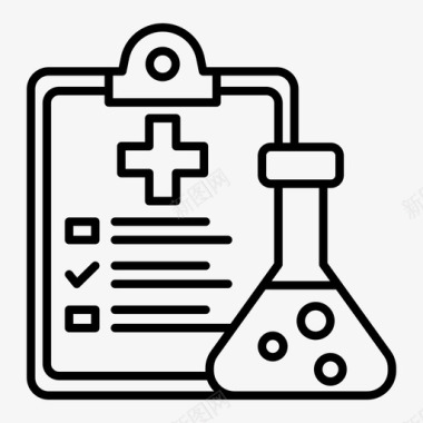 医院健康宣传实验室结果流行病健康图标