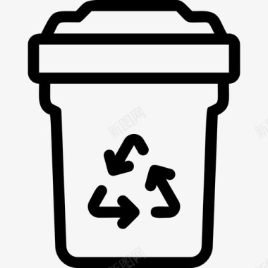 母亲节垃圾回收生态垃圾图标