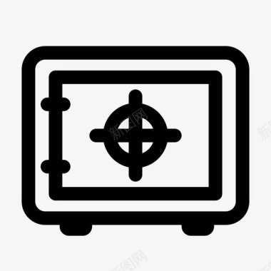 登记秘密箱保险箱储蓄箱秘密箱图标