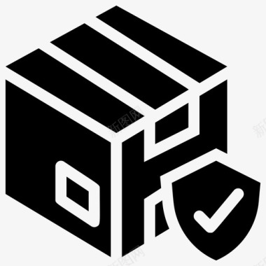 中秋节包装素材交付保护物流交付包装图标