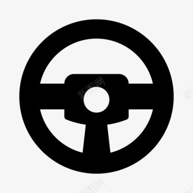 齿轮标志方向盘驱动运输图标
