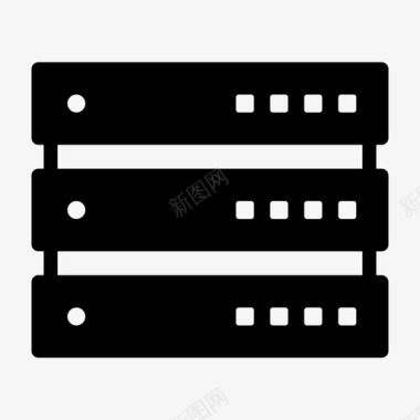 服务器服务器数据库数据中心图标