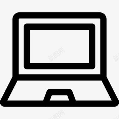 笔记本电脑商务互联网图标