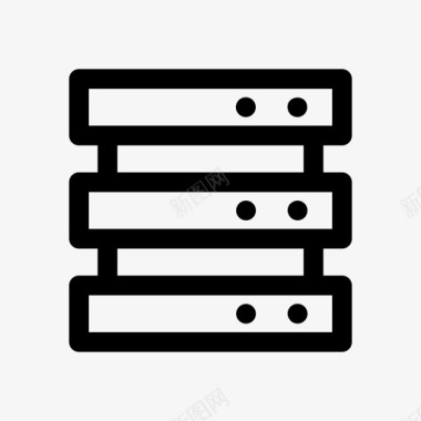 服务器服务器云数据图标