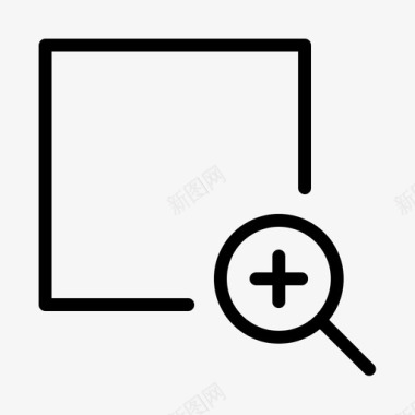 icon添加水印缩放添加查找搜索图标