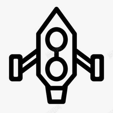 火焰图标火箭火焰发射图标