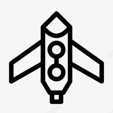 火焰图标火箭火焰发射图标