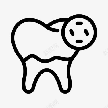 牙科细菌口腔图标