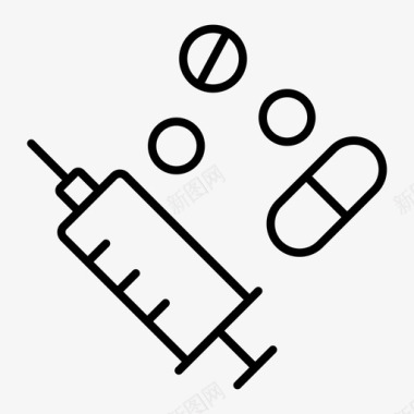 水痘疫苗疫苗医院注射图标