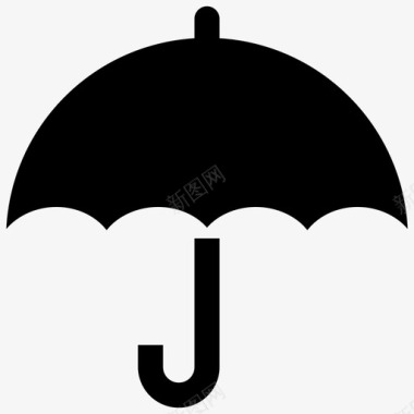 遮阳伞伞沙滩伞保险图标