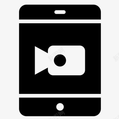 服务器视频多媒体网络图标