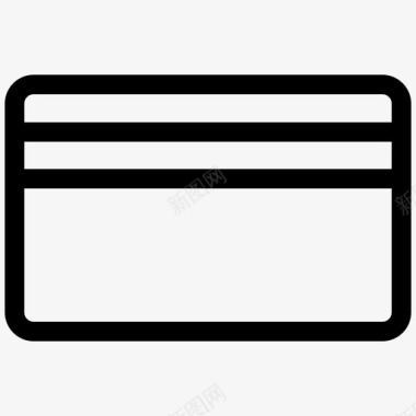 信用卡信用卡借记卡杂项概述图标