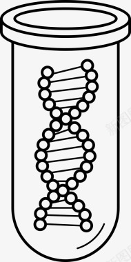 学科生物信息学生物工程医疗保健图标