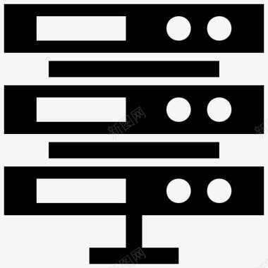 服务器服务器数据中心数据存储图标