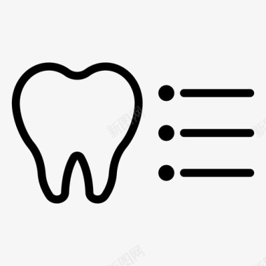 牙齿图标牙科保险牙科护理牙科诊所图标
