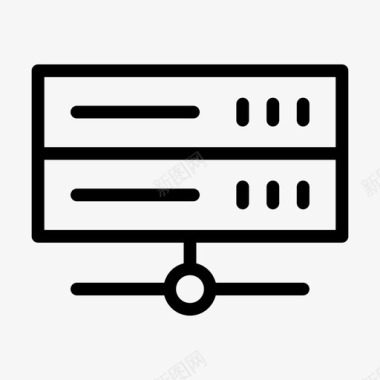 服务器服务器连接数据库图标