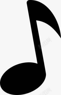 音符矢量素材音符播放列表歌曲图标