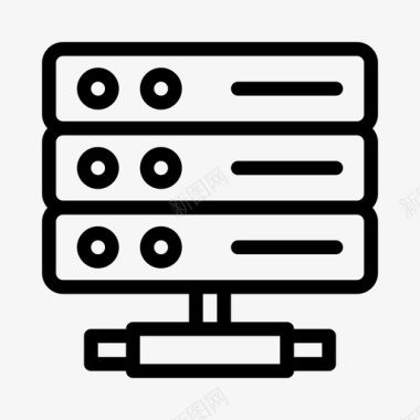 服务器服务器数据库主机图标