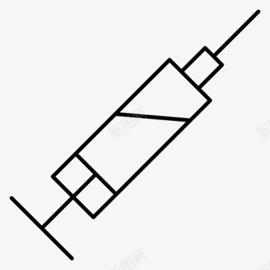 失量素材注射剂量医疗图标