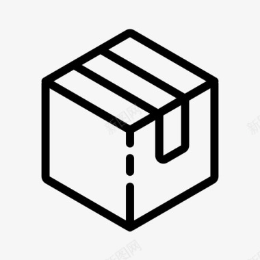 中秋节包装素材盒子交货包装图标