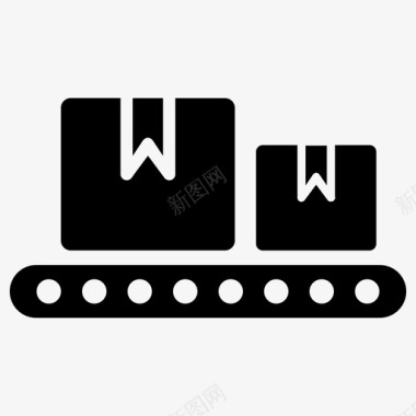 中秋节包装素材制造包装装运图标