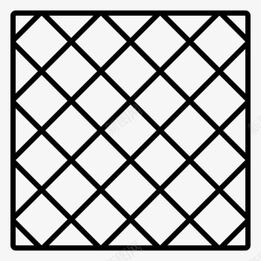 密集的菱形格子格子花纹菱形花纹内饰图标