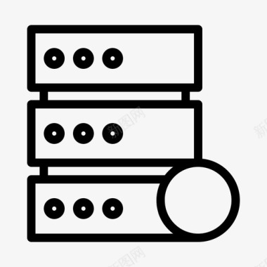 服务器数据库云服务器图标