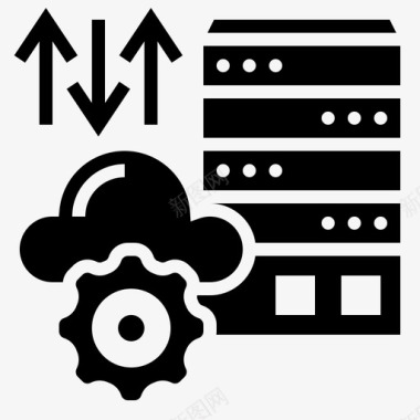服务器云迁移服务数据库服务器图标