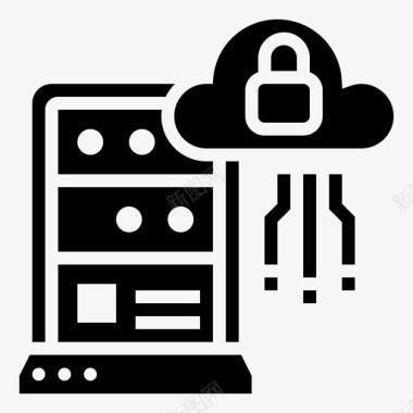 服务器服务器数据保护图标