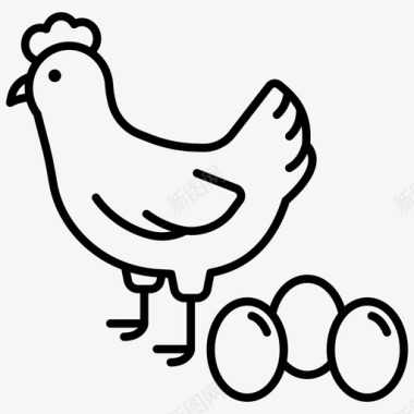 鸡肉采购产品鸡肉和鸡蛋鸡肉和鸡蛋动物图标