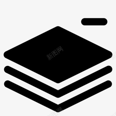 垃圾删除图标图层排列减号图标