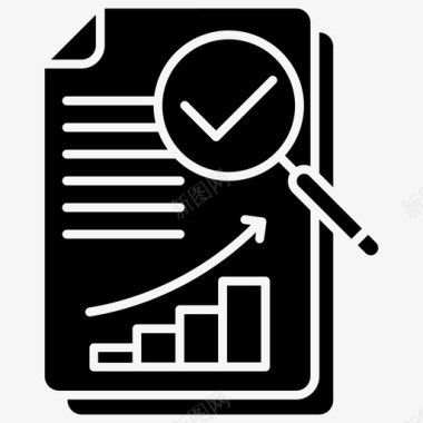 会计报表审计审计分析控制图标