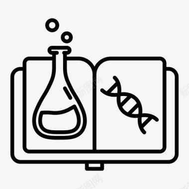 科学小实验实验指南化学实验室图标