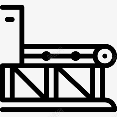 滑动条icon输送机工厂行业图标