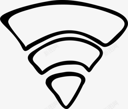 安卓手机界面wifi涂鸦信号图标