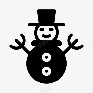 圣诞节图片素材雪人圣诞节装饰图标