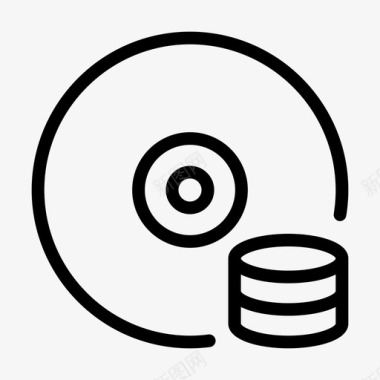 服务器光盘数据服务器图标