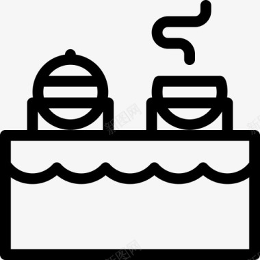 饭桌爱情婚姻图标