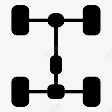 农机修理修理汽车机器图标