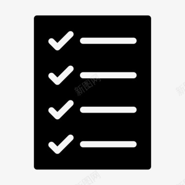 任务清单项目符号列表文档图标